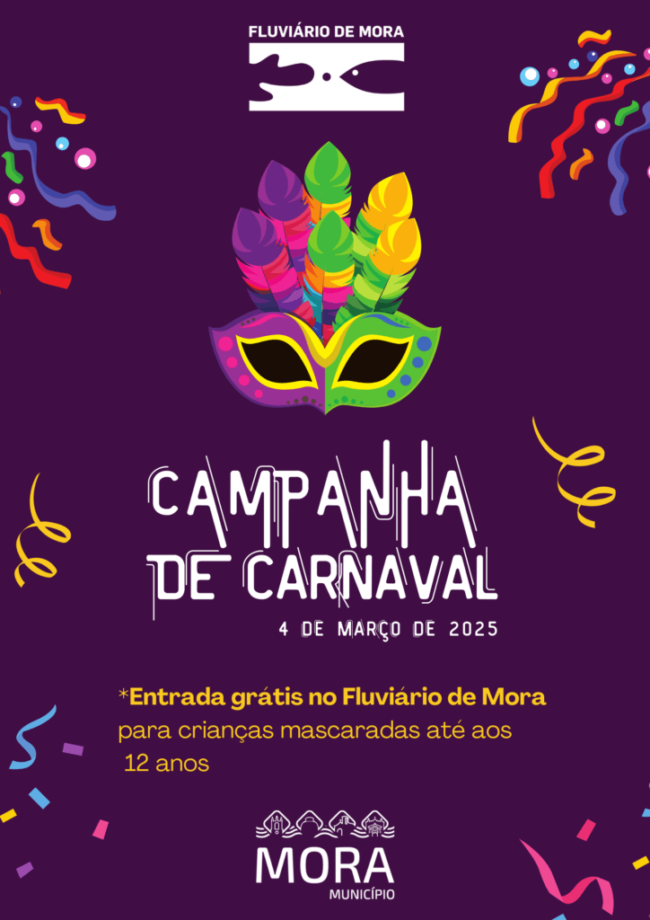 Campanha de Carnaval Fluviario de Mora Cartaz