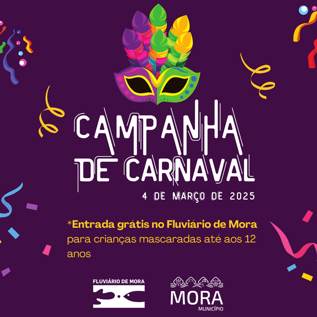 Campanha de Carnaval no Fluviario de Mora